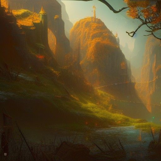 mossy landscape