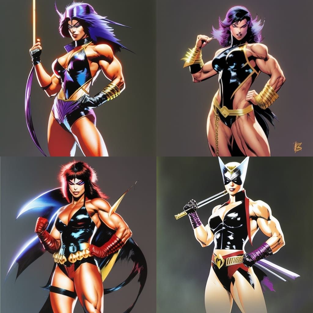 Female bodybuilder Juliette Bergmann as a Tekken Character: ...