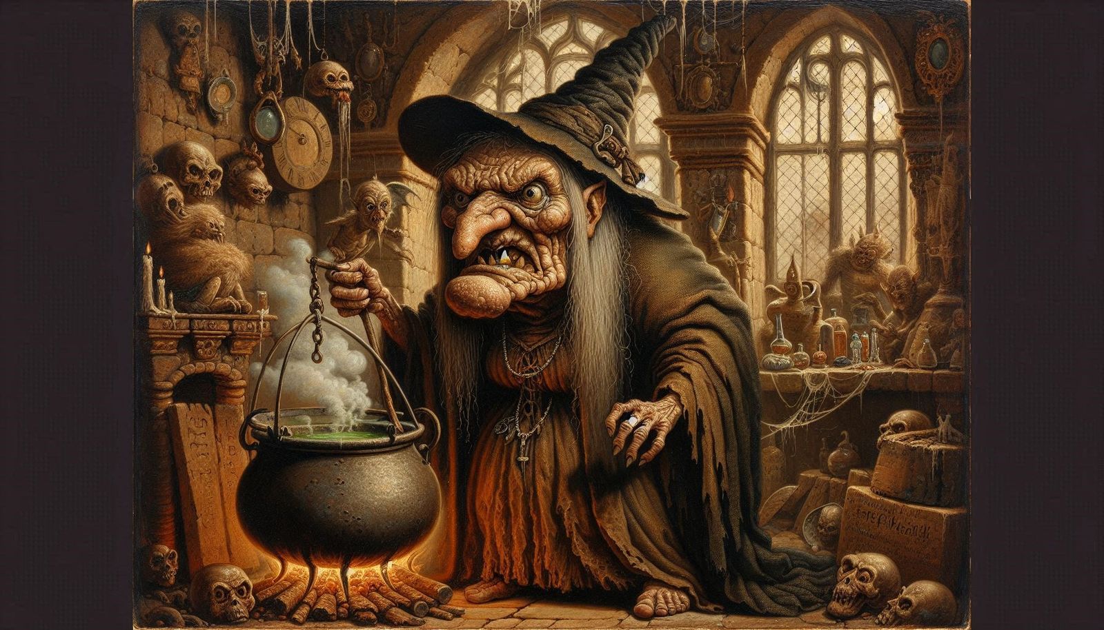 Cooking Her Evil Potion