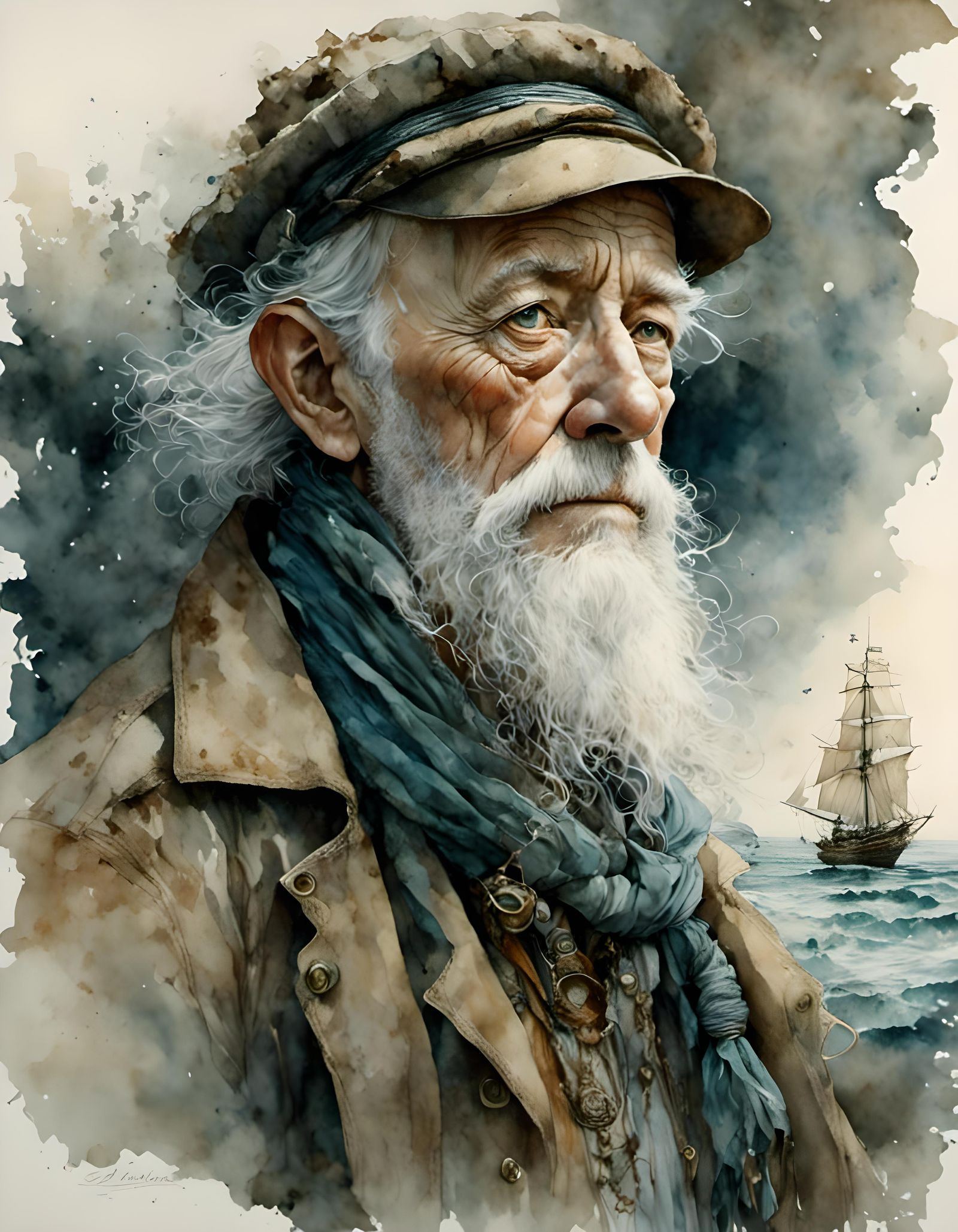 The Old Man and The Sea  by @Kimby