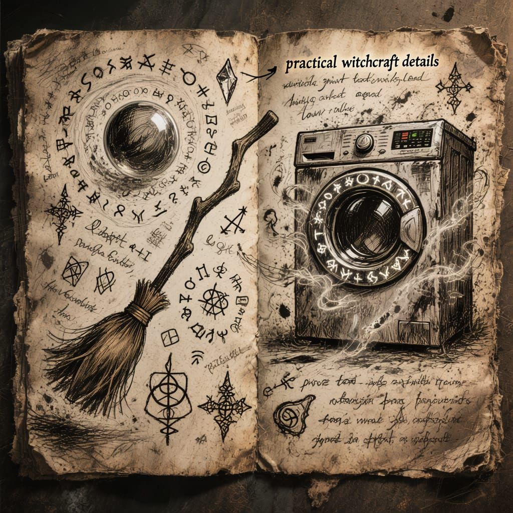 An ancient witch’s household grimoire