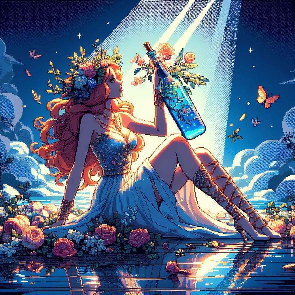 Fairy drinking Fairywater