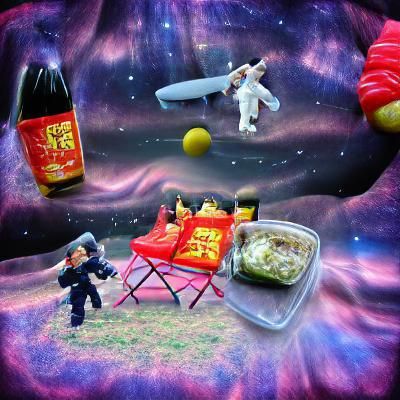 Kung fu picnic in outer space