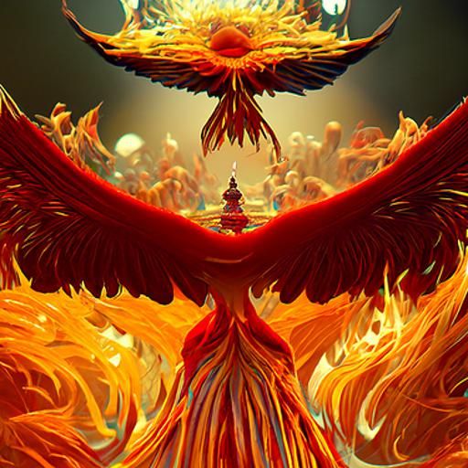 Phoenix Rising Ai Generated Artwork Nightcafe Creator