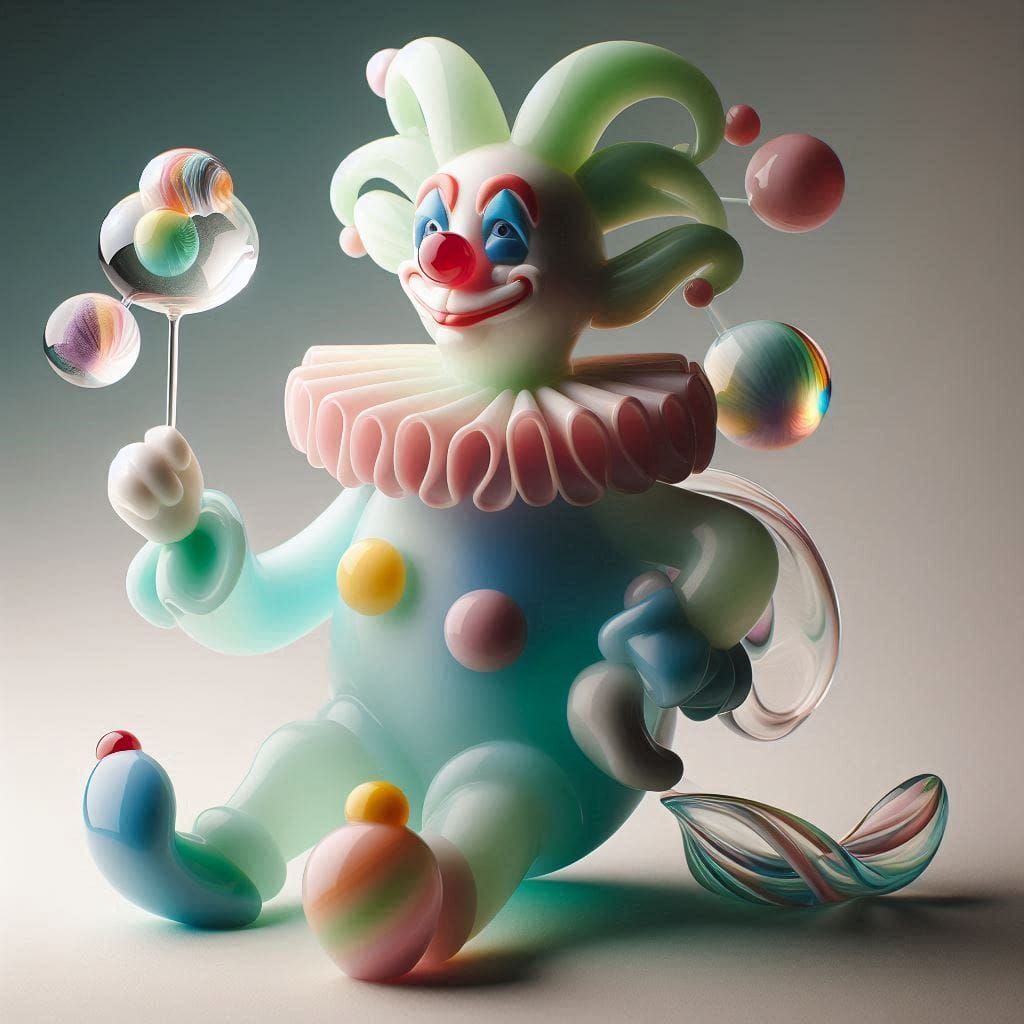 Enameled Glass Figurine