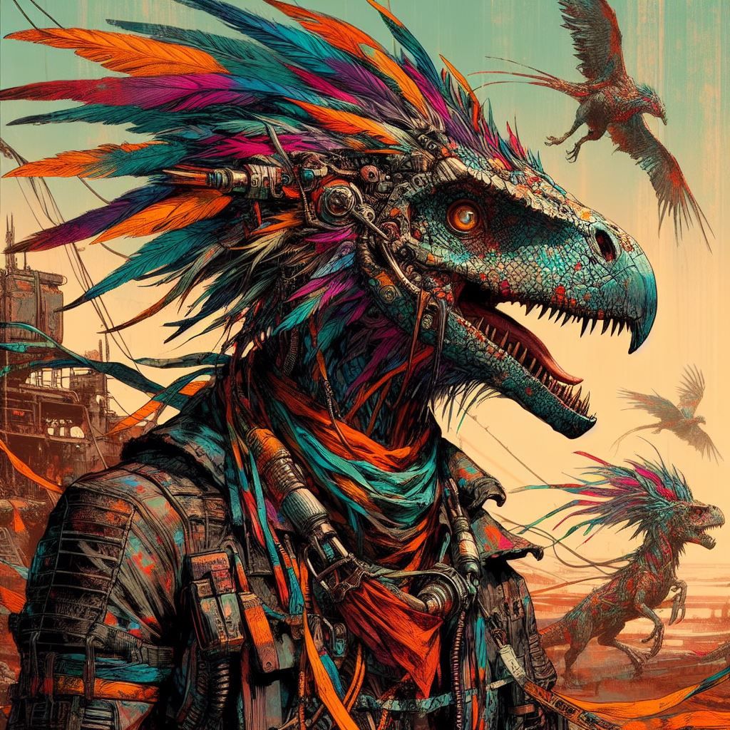 Dino Warrior Portrait Series 2