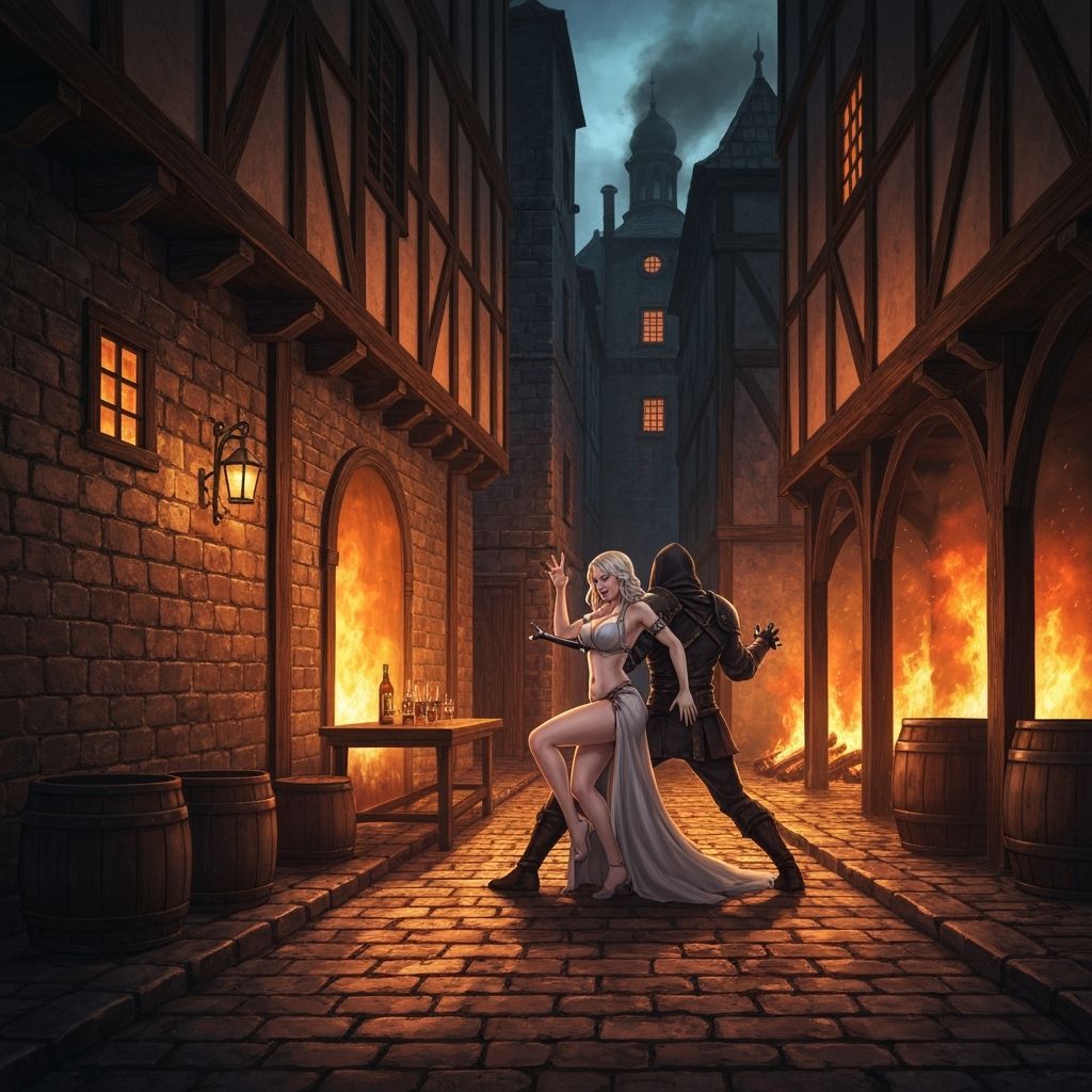 Damsel in distress a classic.