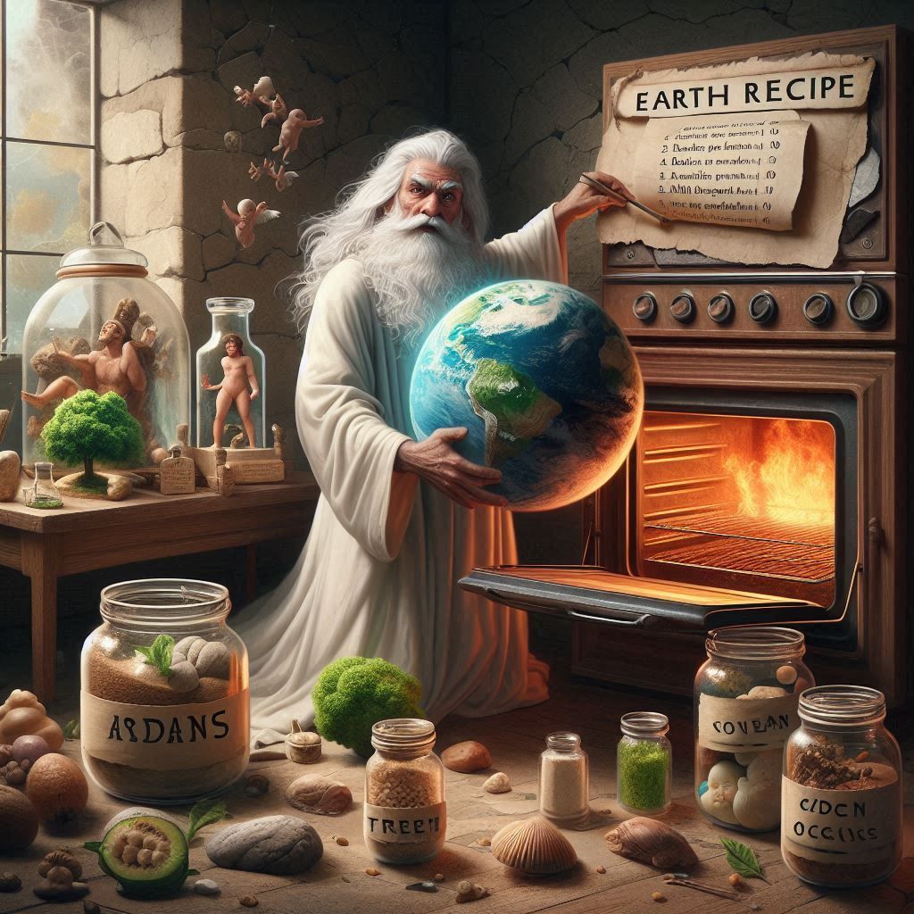 ...on the 7th day, Earth is ready to throw in the oven