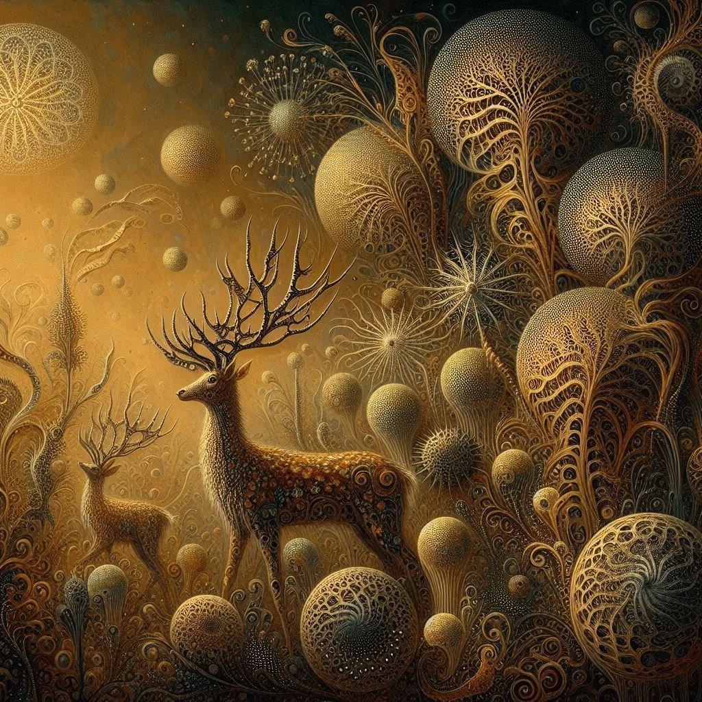 Mythical deer