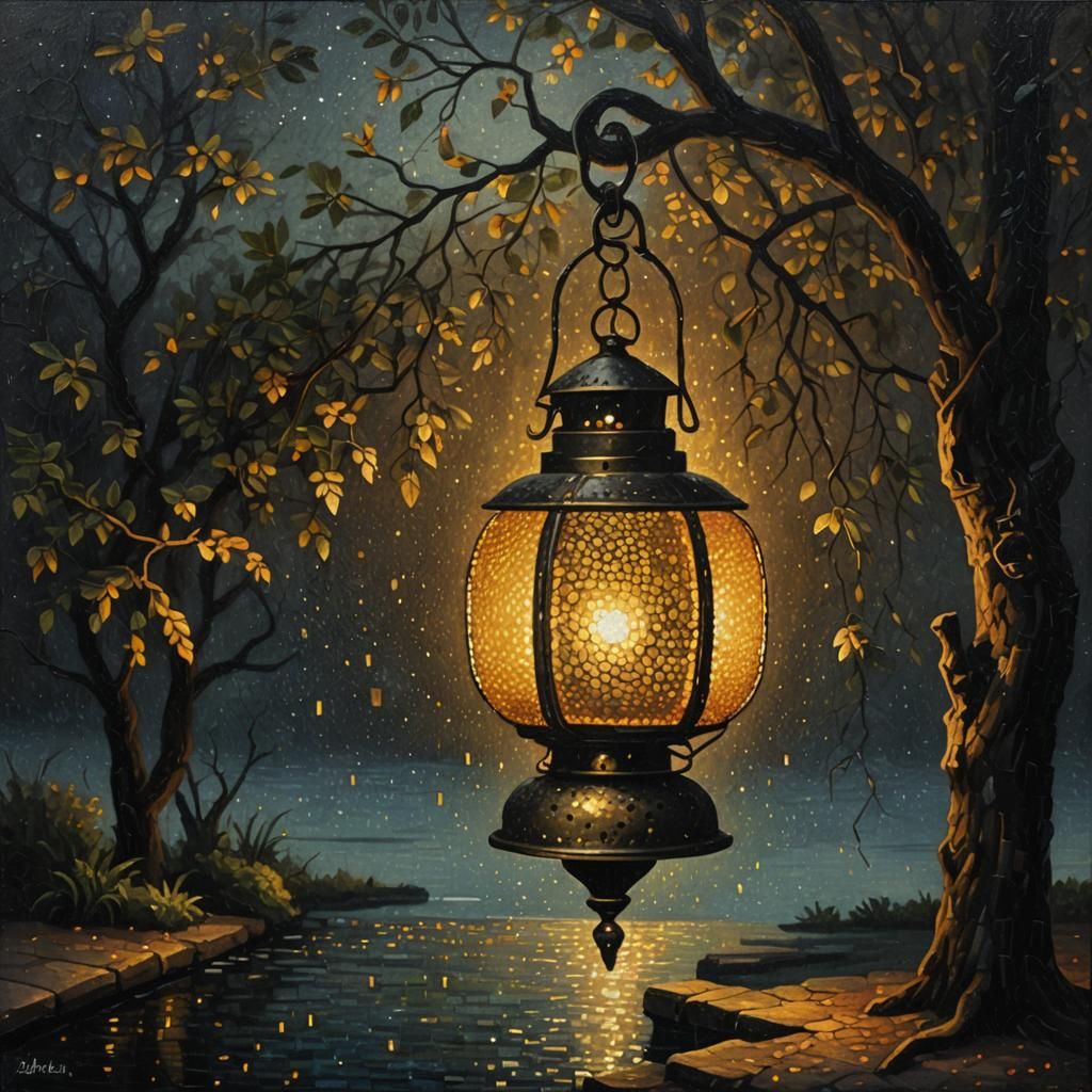 Ancient Lantern   by @EvanJade Art