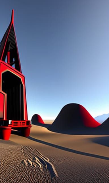 Big Creepy Long Hurst, (Black/Red) Paint Two Tone, Death Rid...