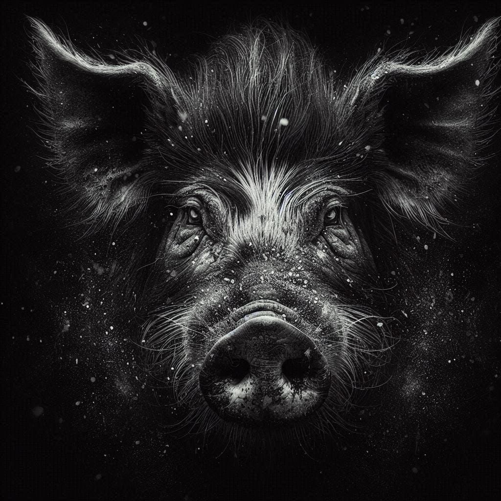 Portrait of a Pig