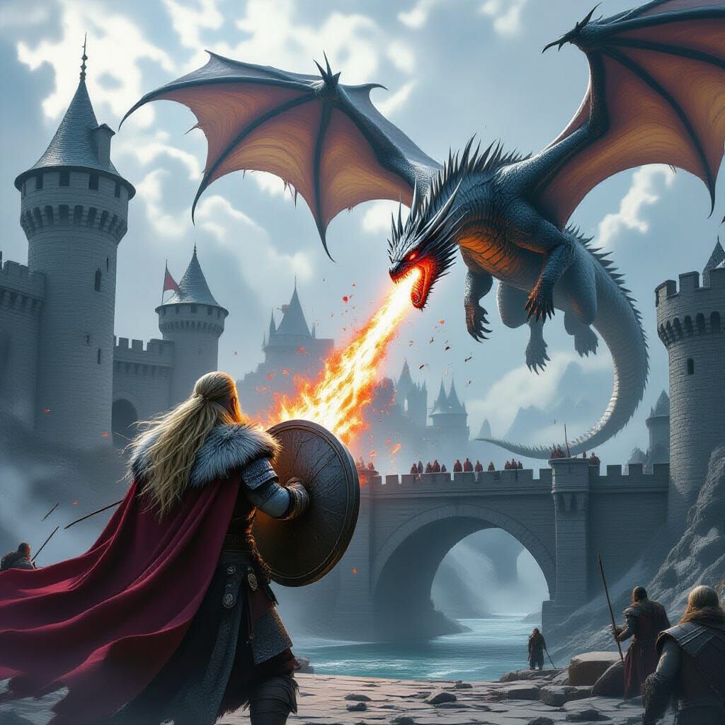 The dragon (Beowulf)