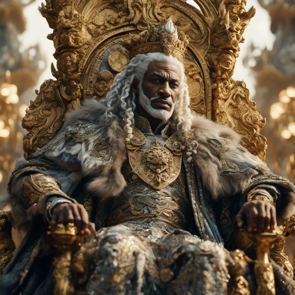 <lora:NC Hyperreal:1.0> Close-up of King Xerxes in regal att...