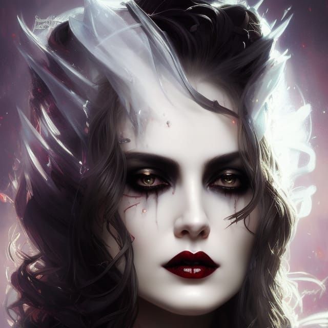 female gothic vampire - AI Generated Artwork - NightCafe Creator