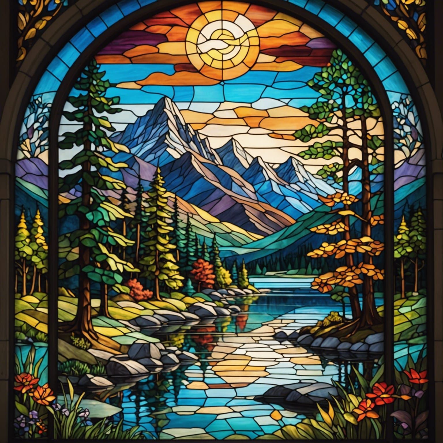 Stained glass