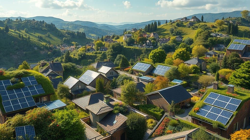 Solar powered dream town
