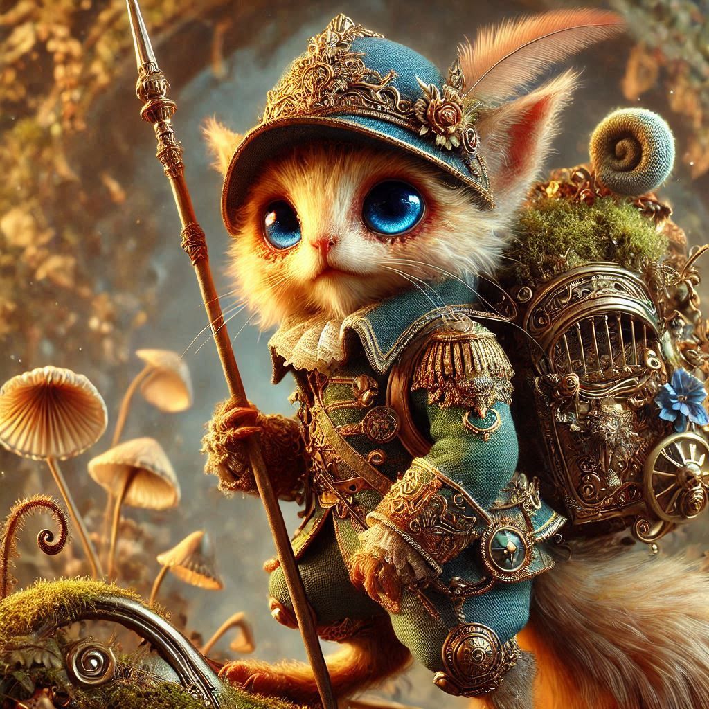 adorable fairy-tale fantasy creature portrait..