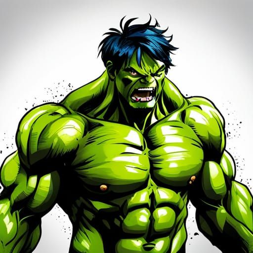 Incredible Hulk - AI Generated Artwork - NightCafe Creator