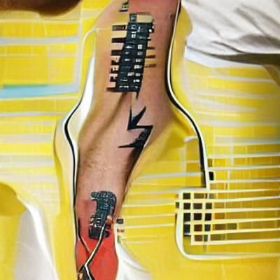 The Electric Guitar Tattoo