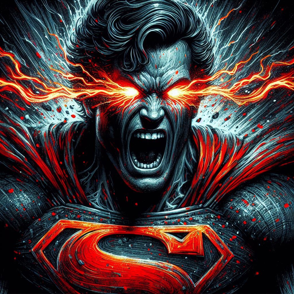 Scorching Stare: Superman's Heat Vision Unleashed