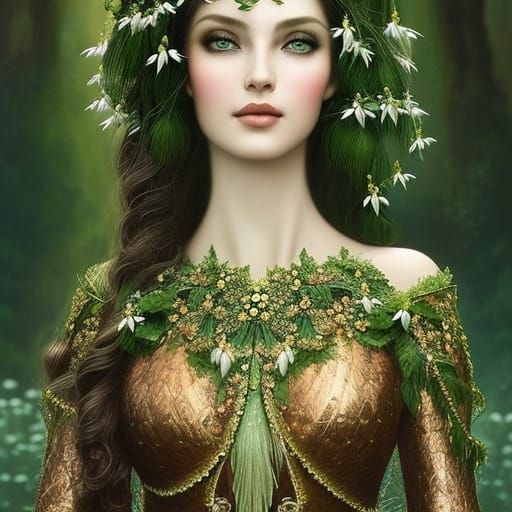 Spring as a girl