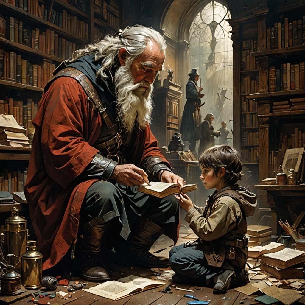 master and apprentice!   by @Trickster