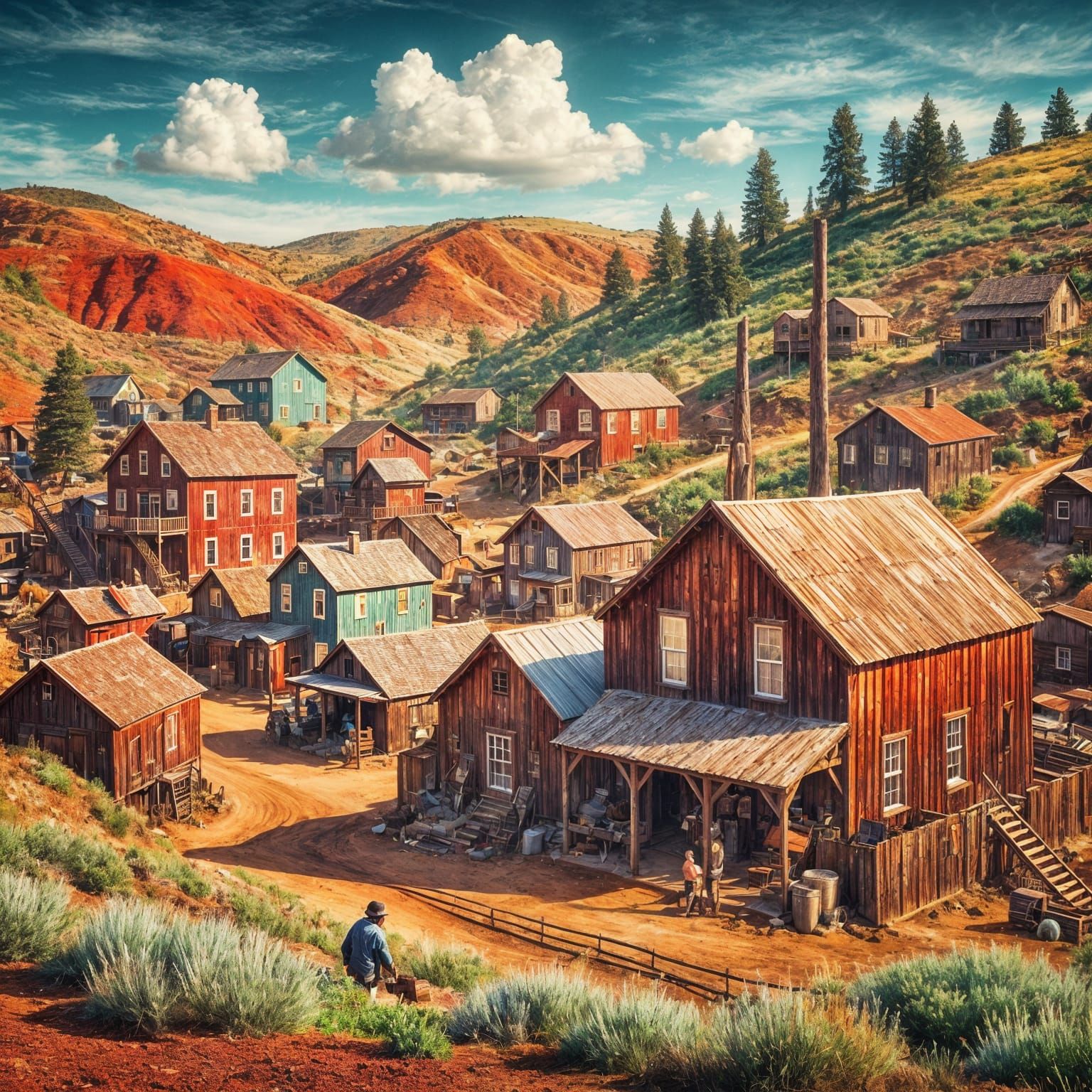 Red Hill Mining Town