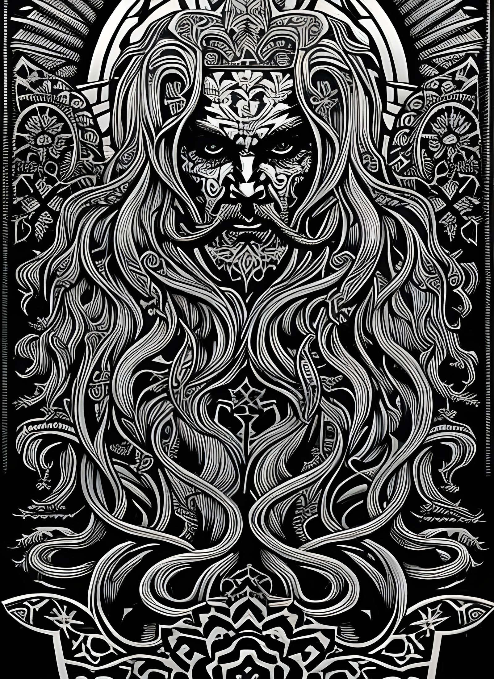 Color Me Rob Zombie  by @cosmicfishdance