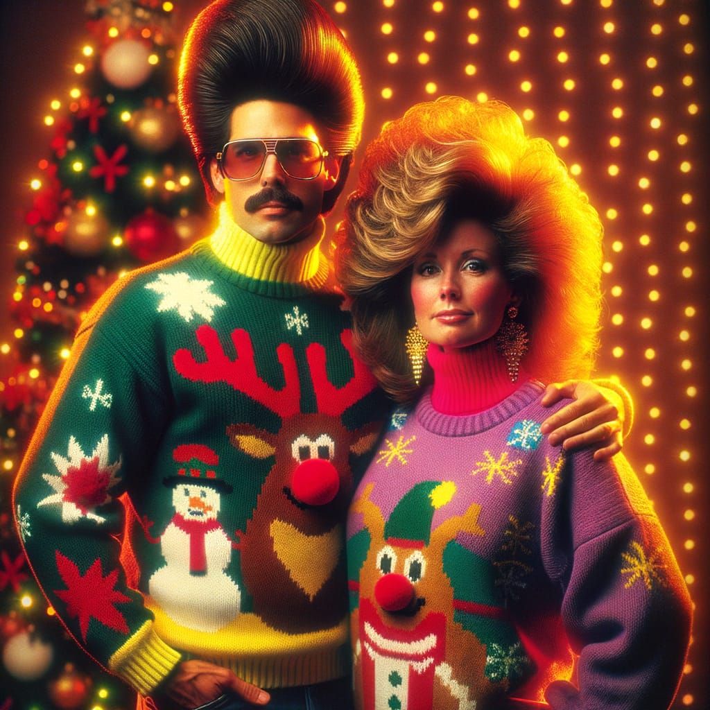 Ugly Holiday Sweaters  by @Shoshannah