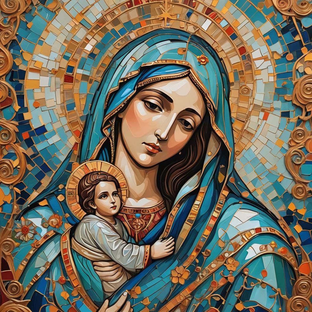 Mother Mary and Jesus