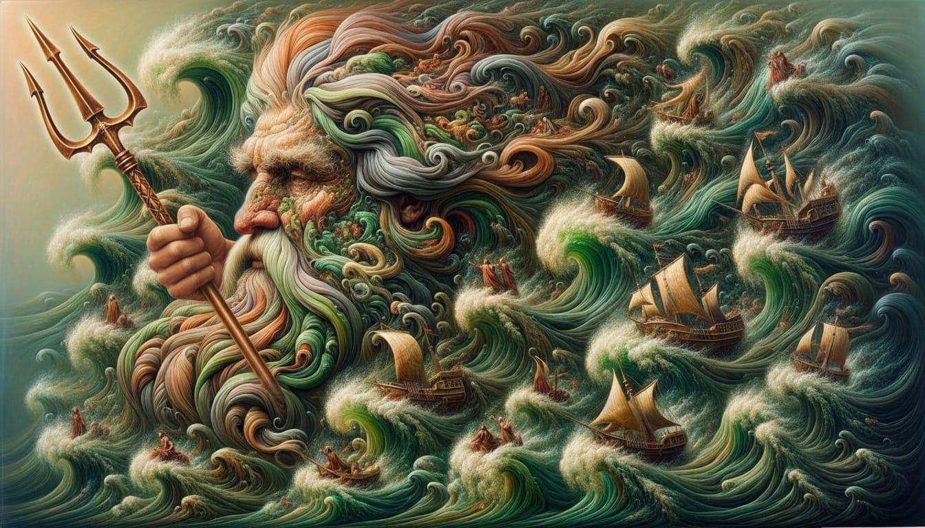 King Neptune, ruler of the seas
