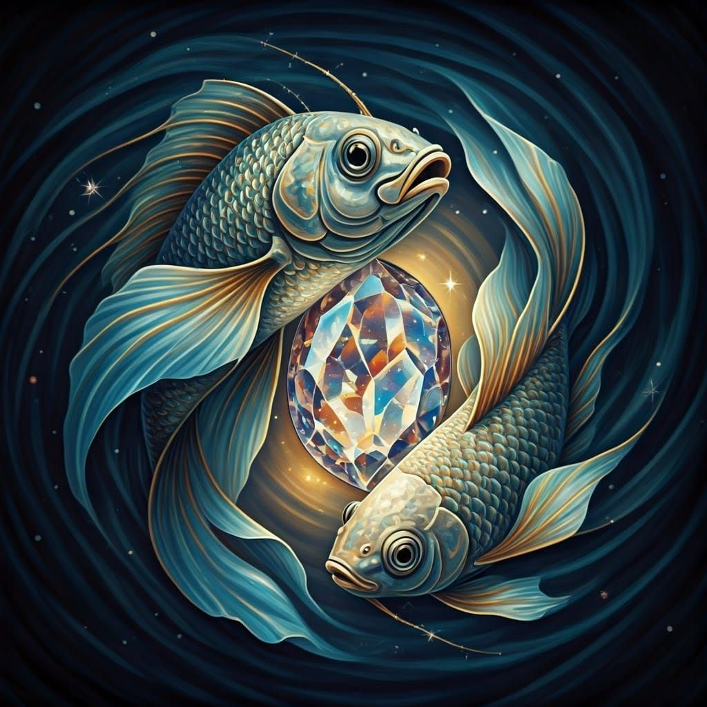 fish Pisces   by @Elvira Luana