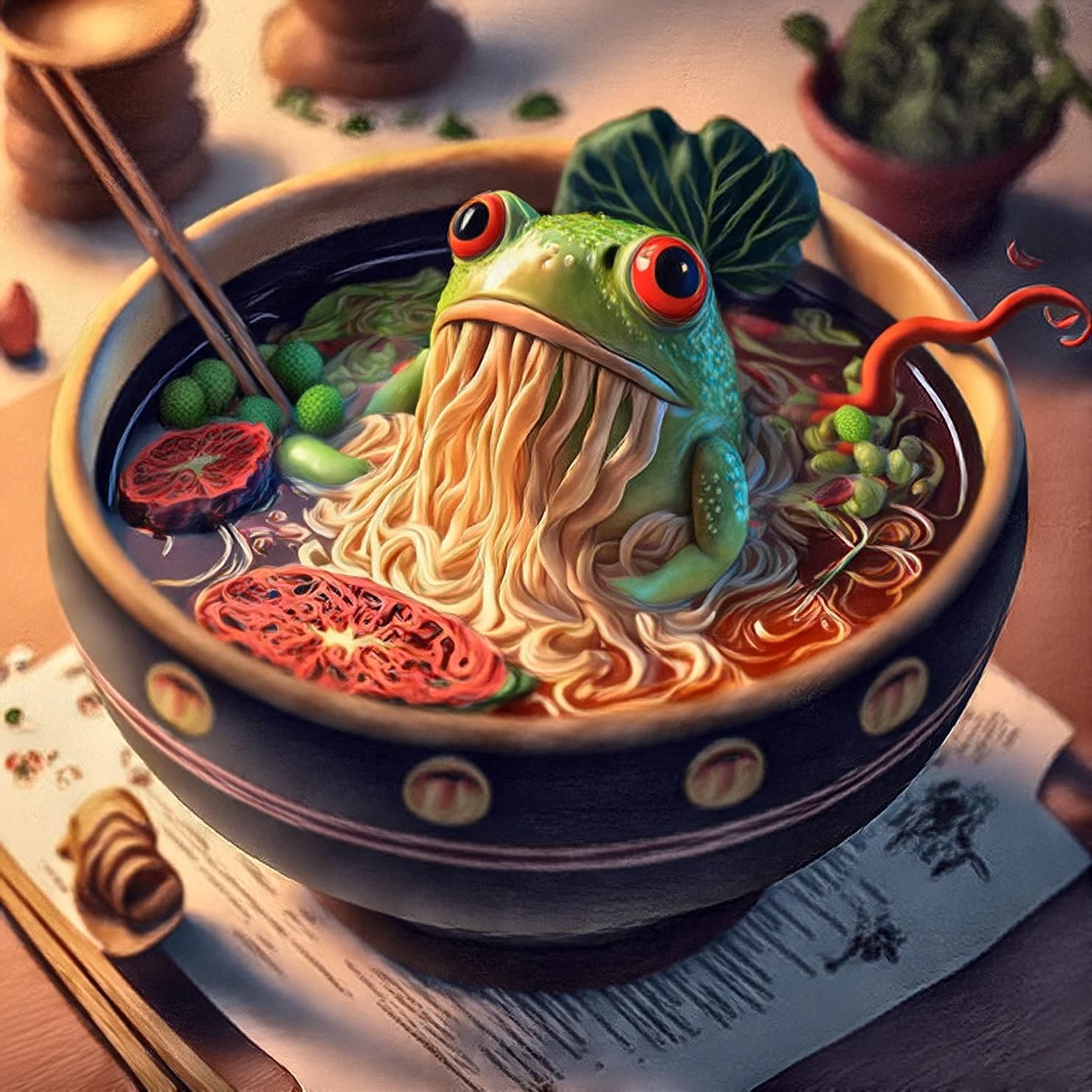 "I'm sorry, were you planning on eating this?"