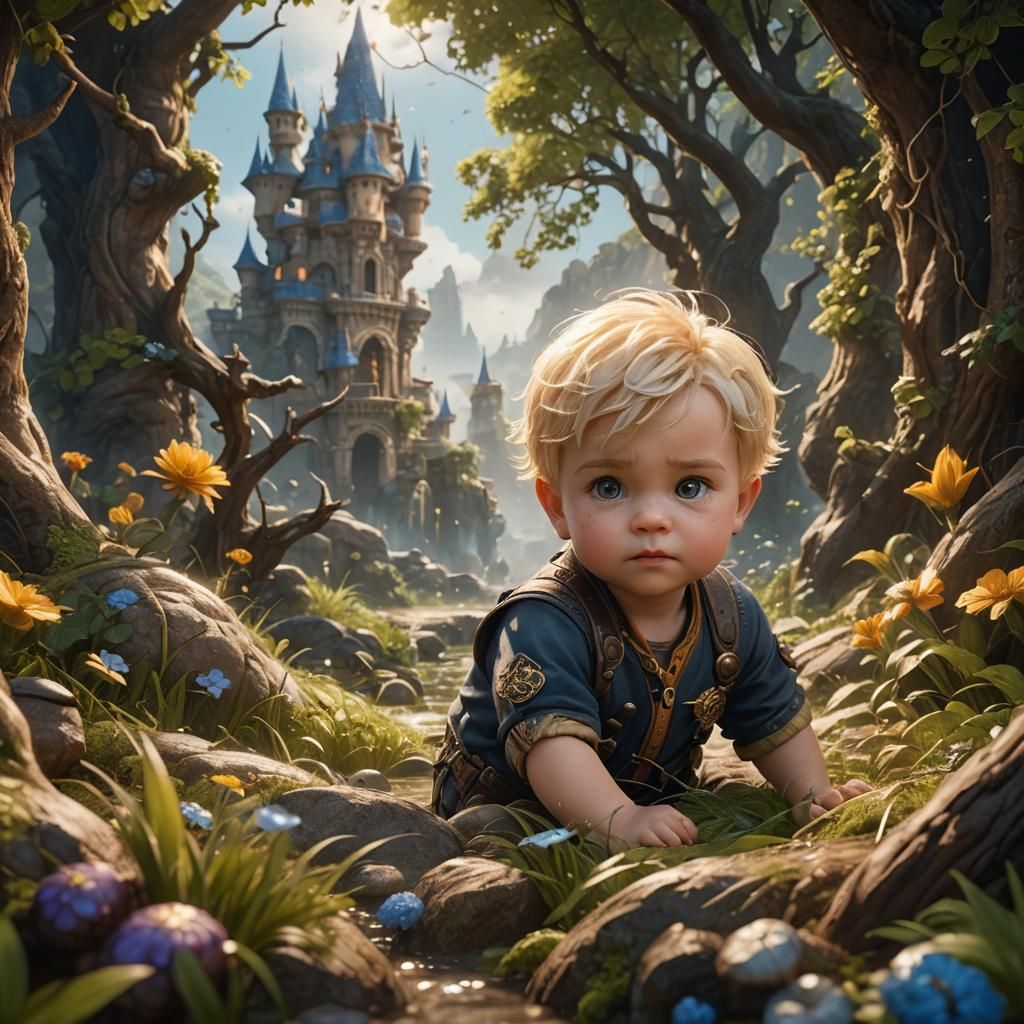 Cute baby boy