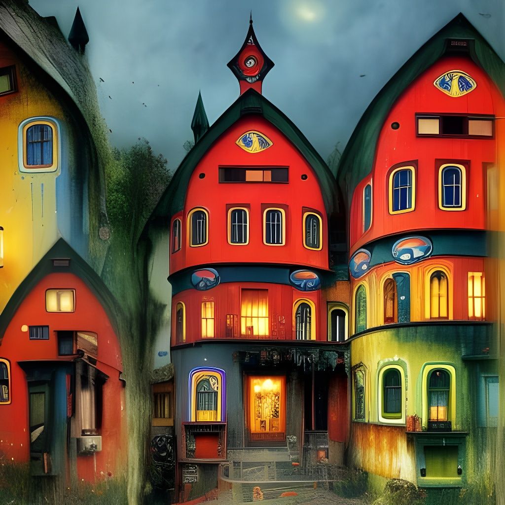 house of Friedensreich Hundertwasser