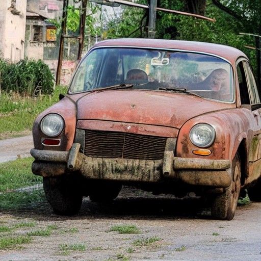 Old Communist Country Car