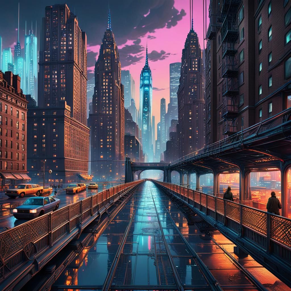 New York desde el puente de Manhattan