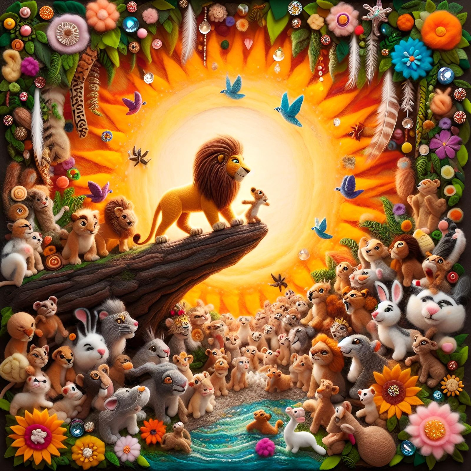 Wool stories - The Lion King