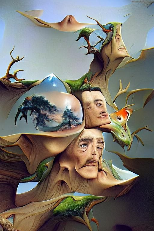 Billy was a Mountain, Ethell was a Tree Growing Out of his Shoulder (L4 ...