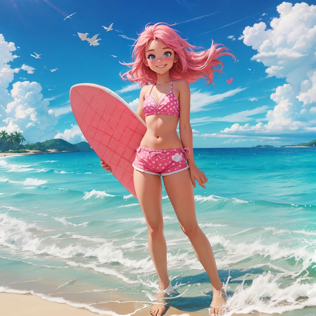 Pretty in Pink Beachwear