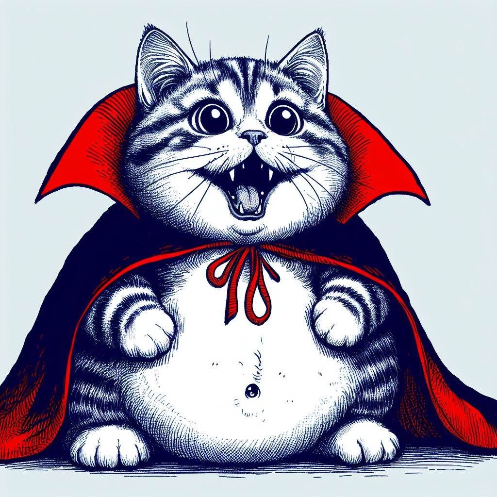 Aspiring Vampire Kitten