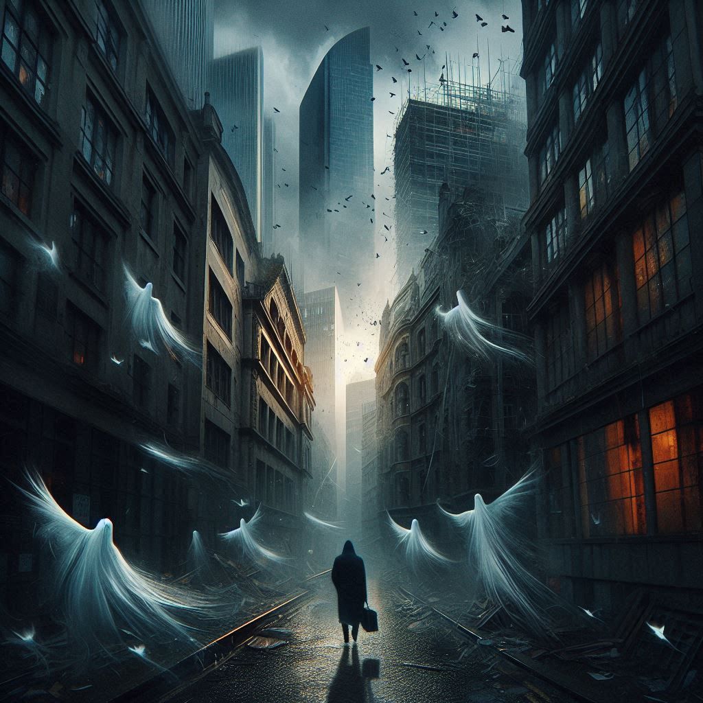 ghosts in  the city