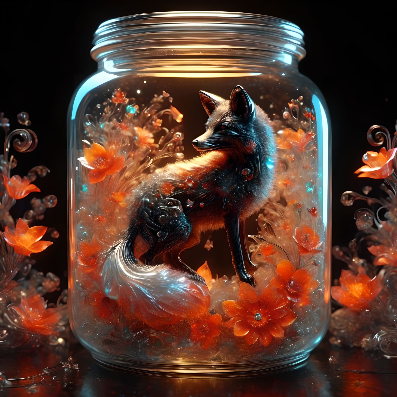 Crystal Ribbon Adansito fox