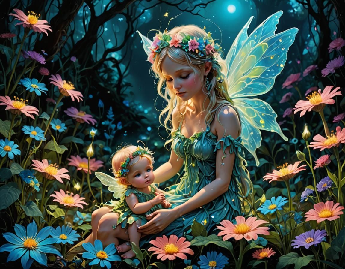 Mother and child reunion - AI Generated Artwork - NightCafe Creator