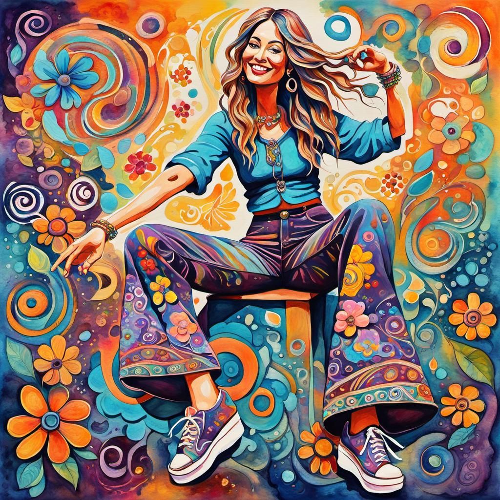 Hippie Girl  by @Rethy