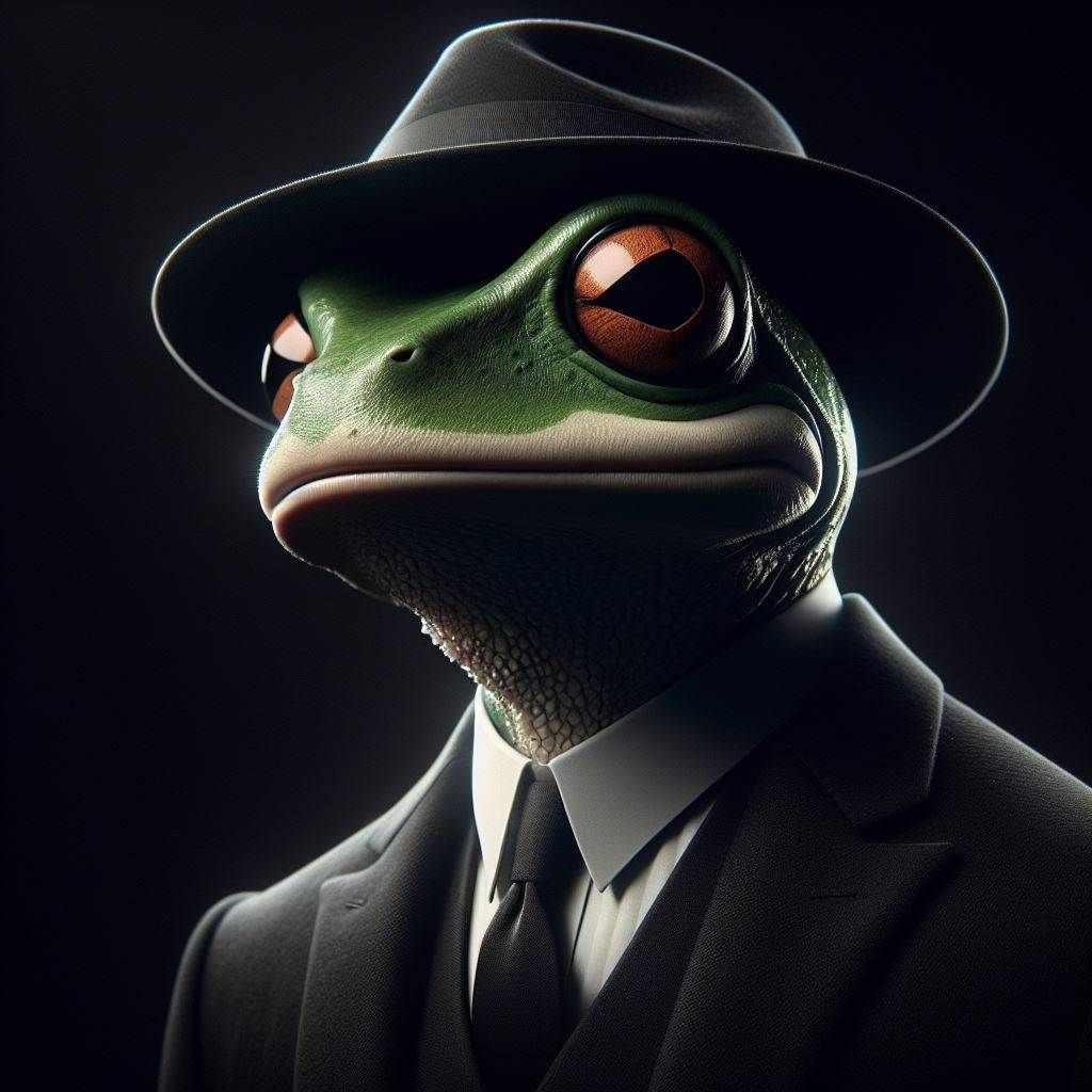 Gentleman Frog (DALL-E 3 Edition)
