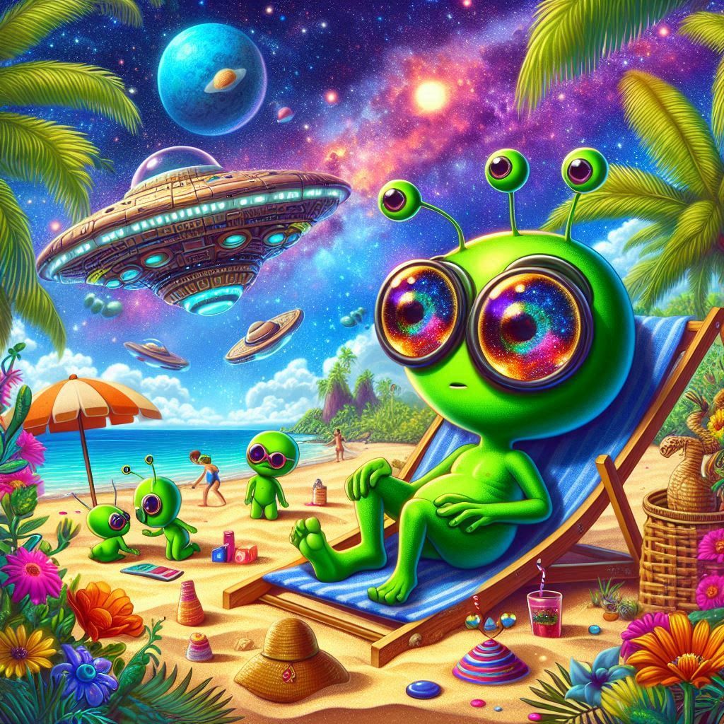 Alien Beach Party