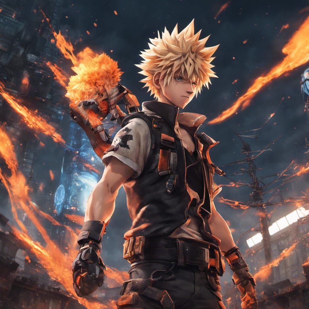 Bakugou Katsuki Ai Generated Artwork Nightcafe Creator 5213