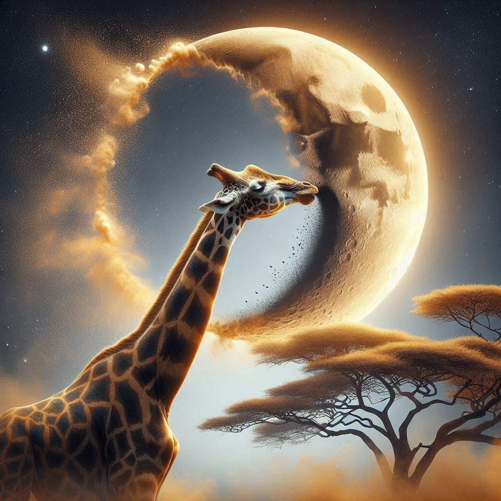 I knew they had a long neck, but this long?